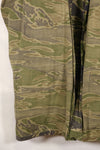 1970s South Vietnamese Marine Corps Tiger Stripe Shirt VNMC Late Ripstop Pattern Used