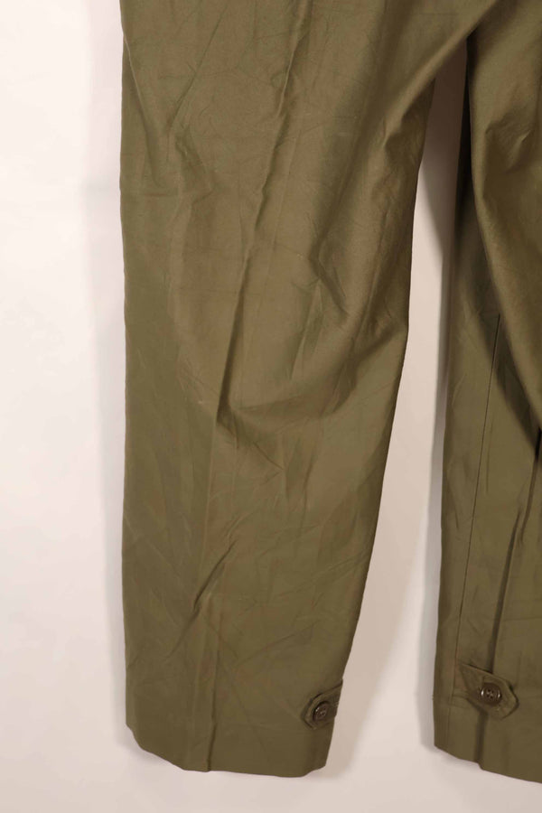 Real late 1940s - early 1950s M45 OD cotton field pants, used, good condition.