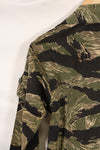 Real US-S Okinawa Tiger Tiger Stripe US Cut Shirt Japanese Mainland Sewing Used