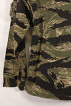 Real US-S Okinawa Tiger Tiger Stripe US Cut Shirt Japanese Mainland Sewing Used