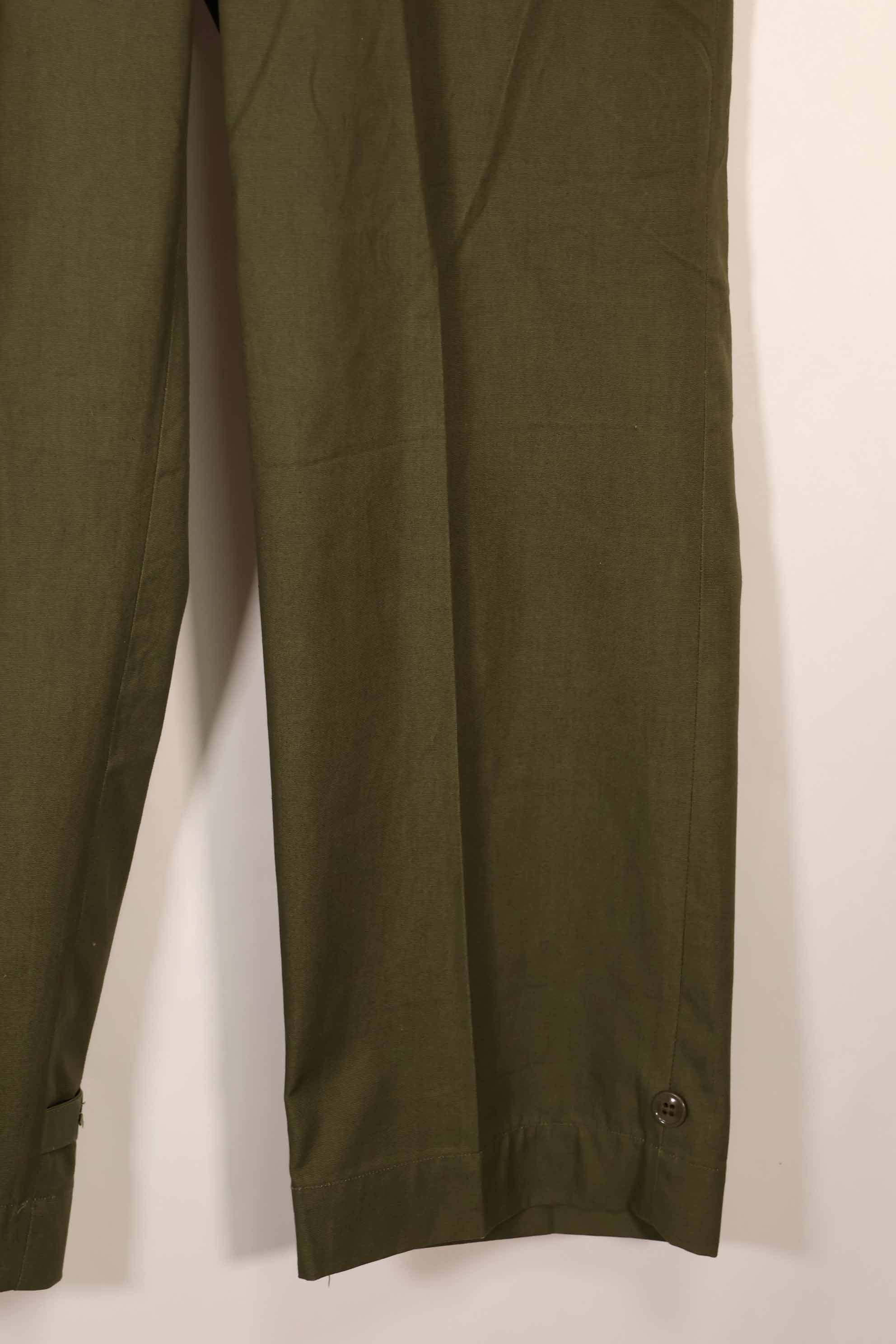 Real late 1940s - early 1950s M45 OD cotton field pants, almost unused, used.