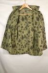 Circa 1970s Korean Army Frogskin Camouflage Nylon Fabric Local Made Shirt Used