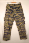 Circa 1965–66 | A-M | Silver Tiger Pattern | Tiger Stripe | Pants | Slightly Faded | Used