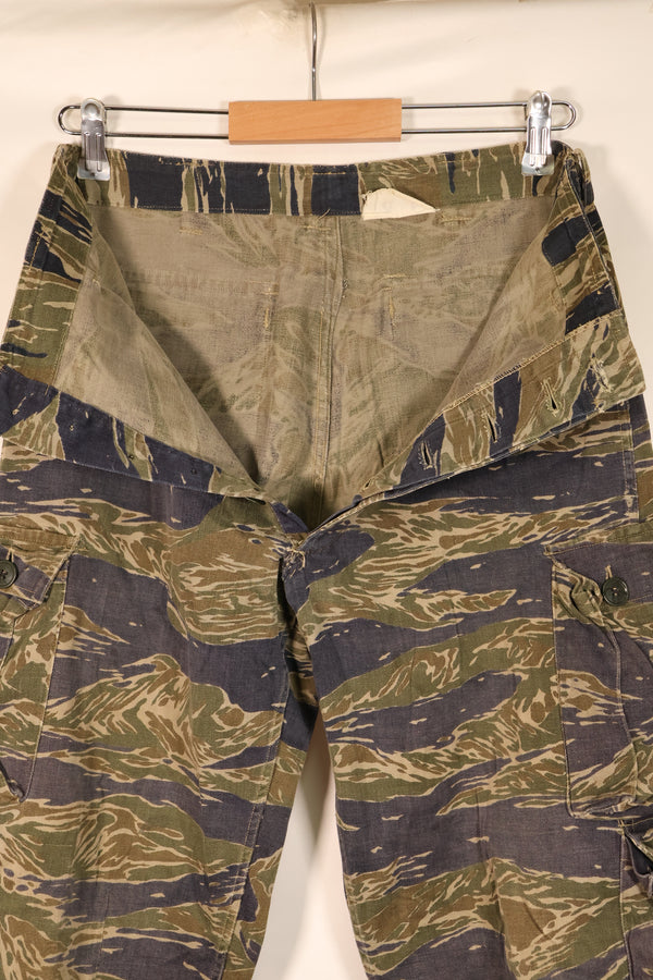 Circa 1965–66 | A-M | Silver Tiger Pattern | Tiger Stripe | Pants | Slightly Faded | Used
