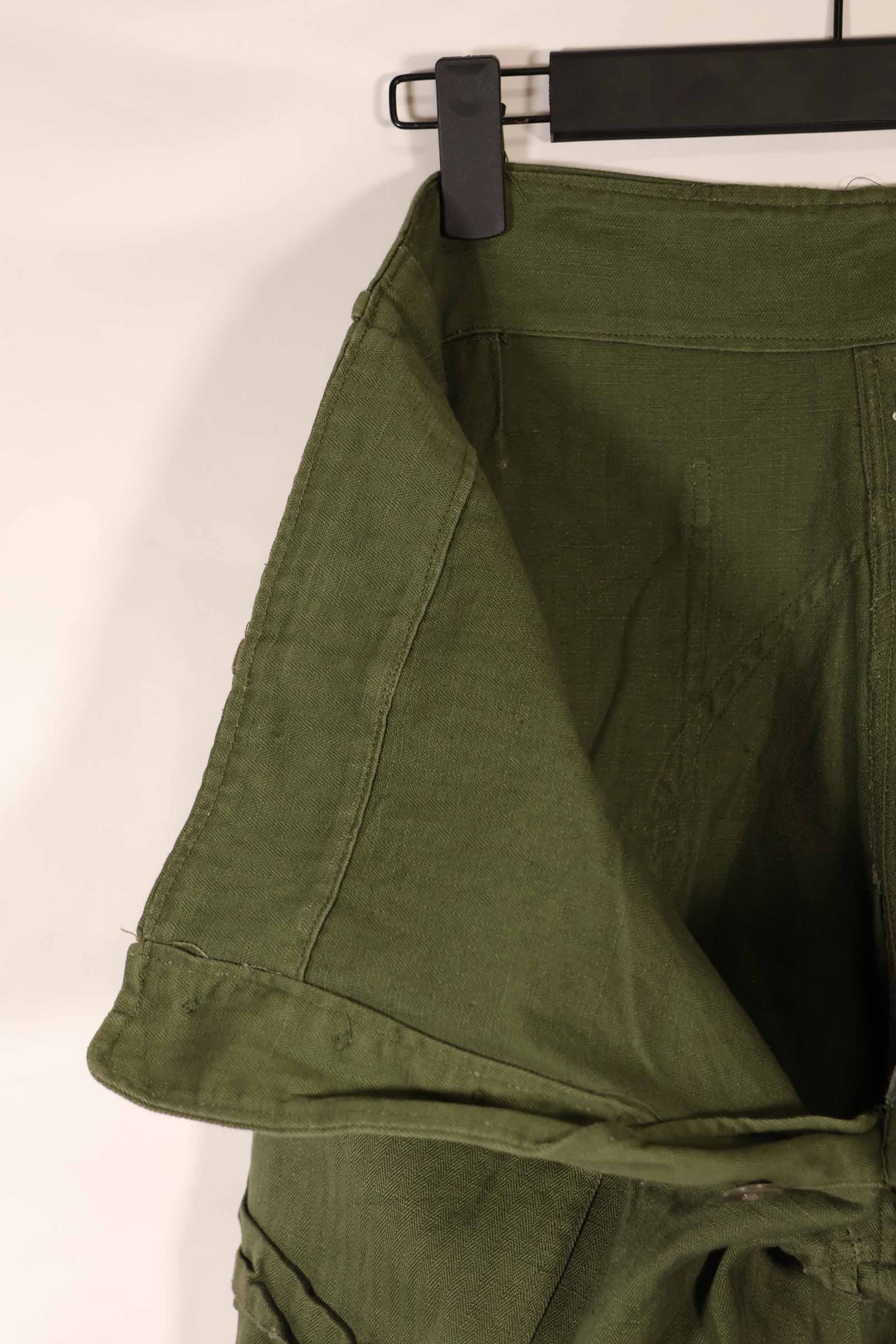 Real 1950's-1960's South Korean Army HBT Pants Used