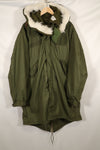 1983 Contract SMALL US Army M65 Field Parka, fishtail, good condition, used.