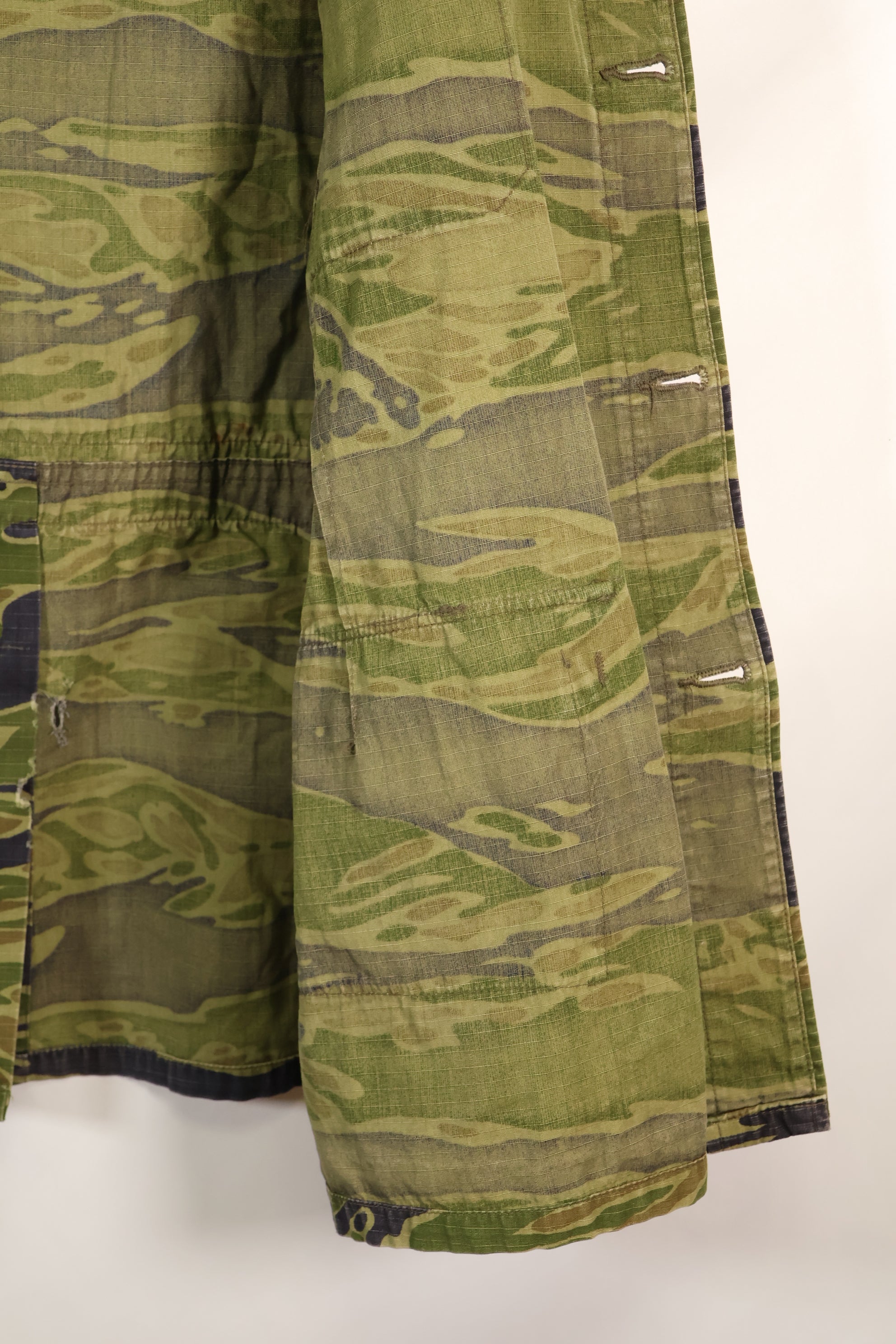 Late 1970s VNMC Late Pattern Tiger Stripe Safari Jacket Civilian Used