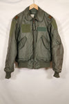 1998 Contract MEDIUM US Navy CWU-45P Flight Jacket, used, good condition.