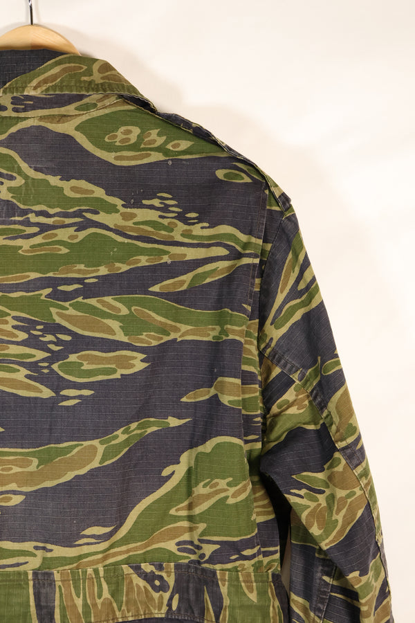 Late 1970s VNMC Late Pattern Tiger Stripe Safari Jacket Civilian Used