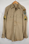 1960's Lot Summer Uniform Shirt LOCKE Ex-SF Crew Released Used