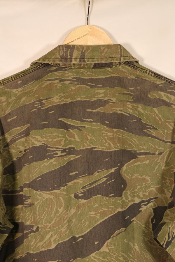 Circa 1970–71, US-M, TO81, Silver Tiger Pattern, Tiger Stripe Shirt, with Patch, Used