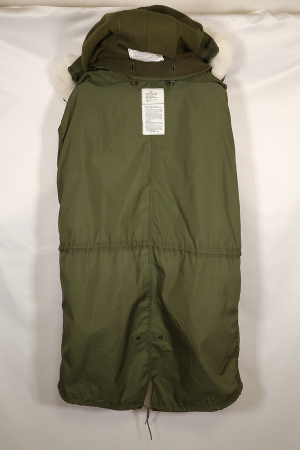 1983 Contract SMALL US Army M65 Field Parka, fishtail, good condition, used.