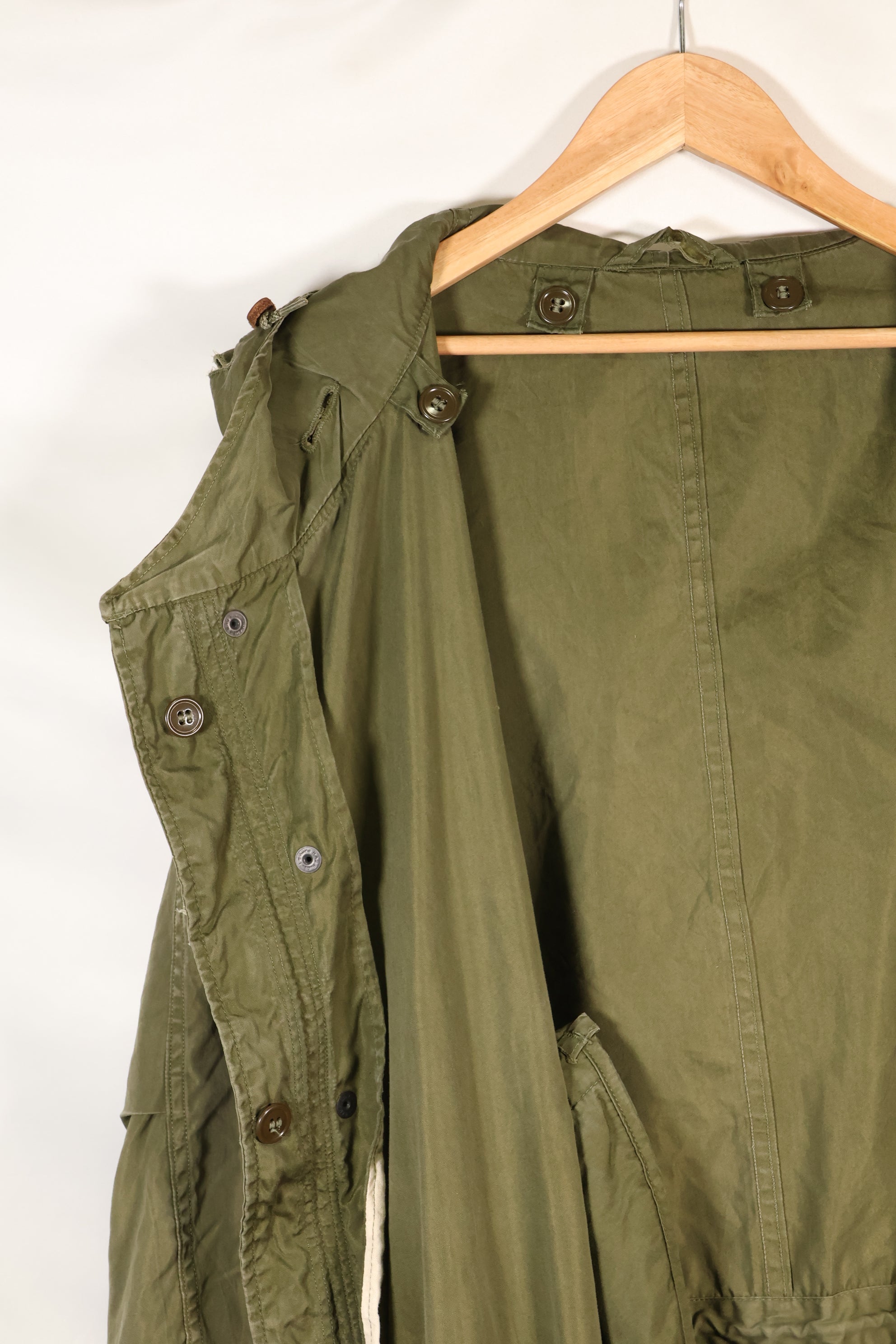 Early 1950s X-Large US Army M51 Field Parka Liner Set Fishtail Parka Used