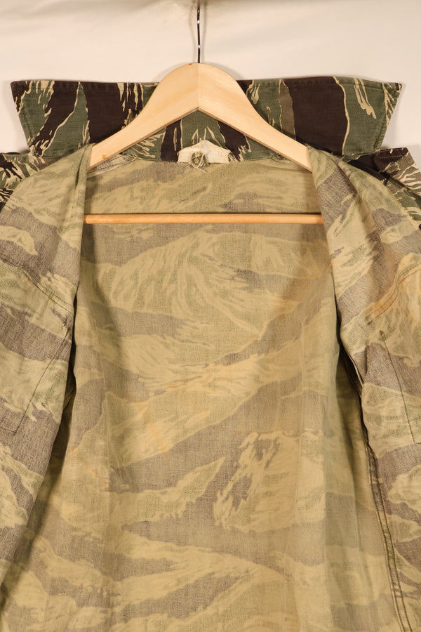 Circa 1965–66 | A-L Okinawa Tiger Pattern | JWD | Asian Cut | Tiger Stripe Shirt | Used