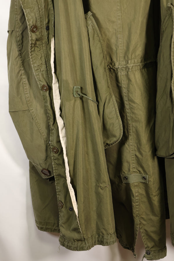 Early 1950s X-Large US Army M51 Field Parka Liner Set Fishtail Parka Used