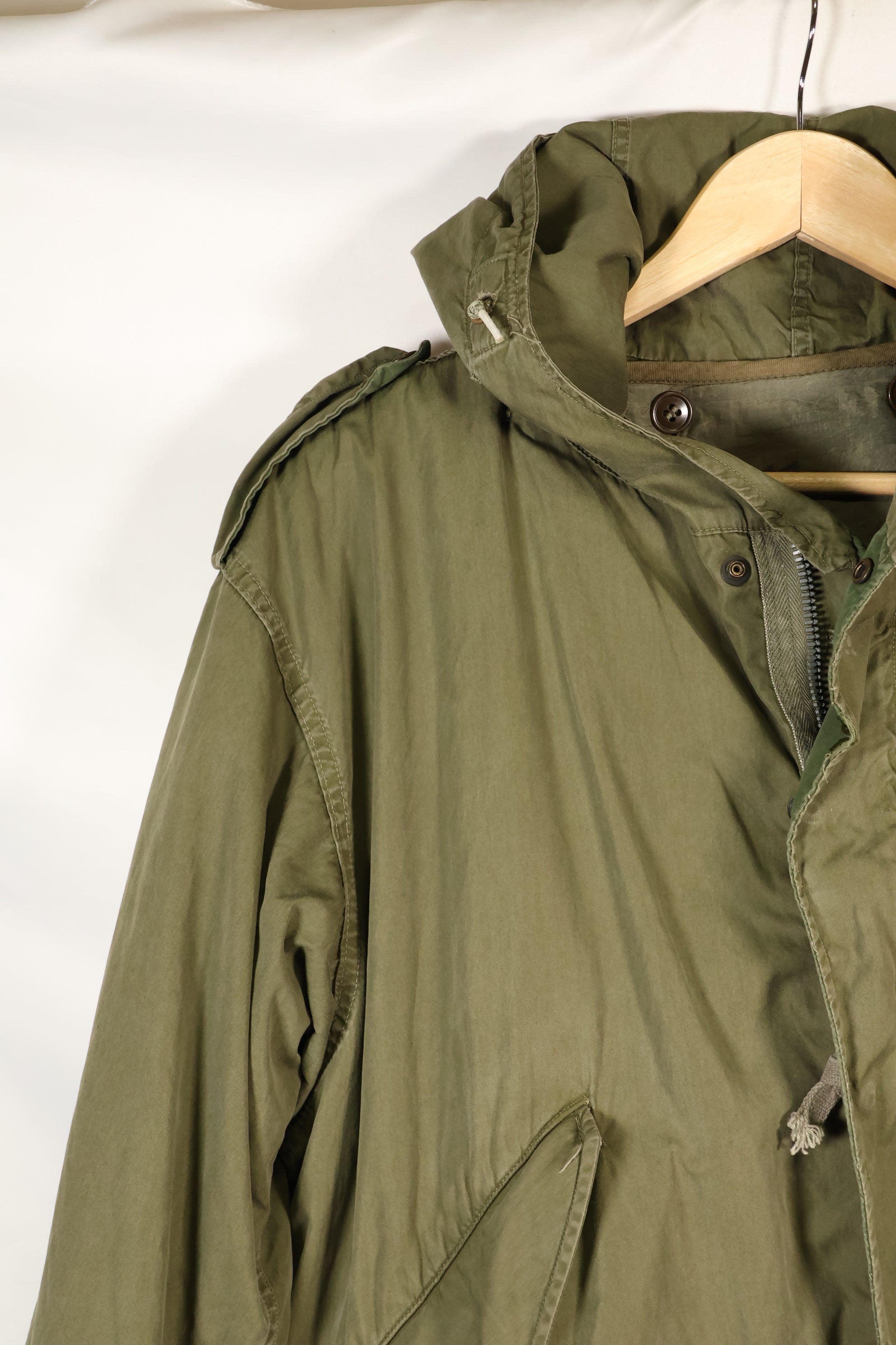 Early 1950s SMALL M51 field parka, liner set, mod coat, used.