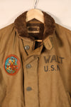 1940s, WWII, U.S. Navy, Deck Jacket, With Patches, Used, Oversized