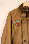 1940s, WWII, U.S. Navy, Deck Jacket, With Patches, Used, Oversized