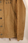 1940s, WWII, U.S. Navy, Deck Jacket, With Patches, Used, Oversized