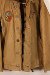 1940s, WWII, U.S. Navy, Deck Jacket, With Patches, Used, Oversized