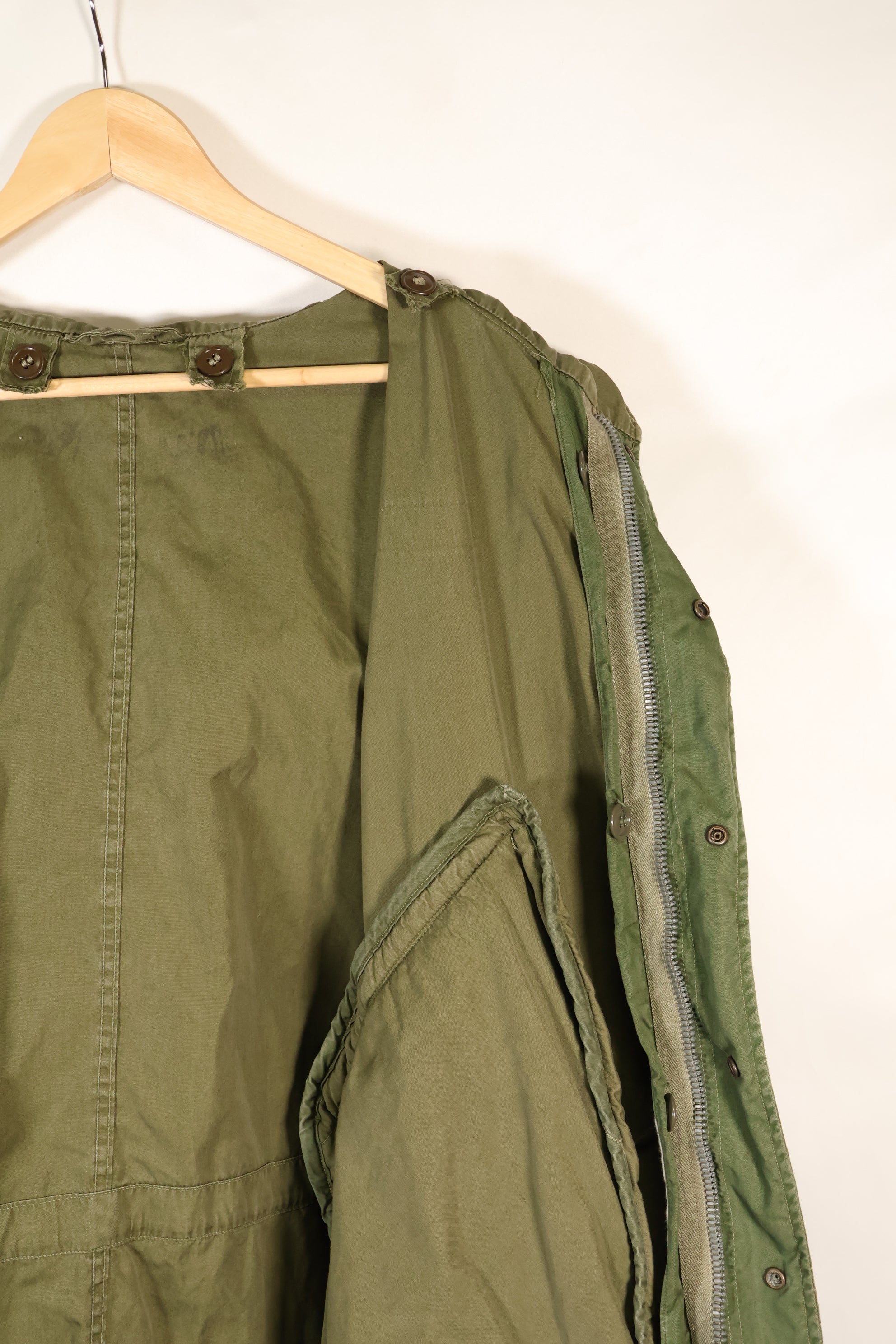Early 1950s SMALL M51 field parka, liner set, mod coat, used.
