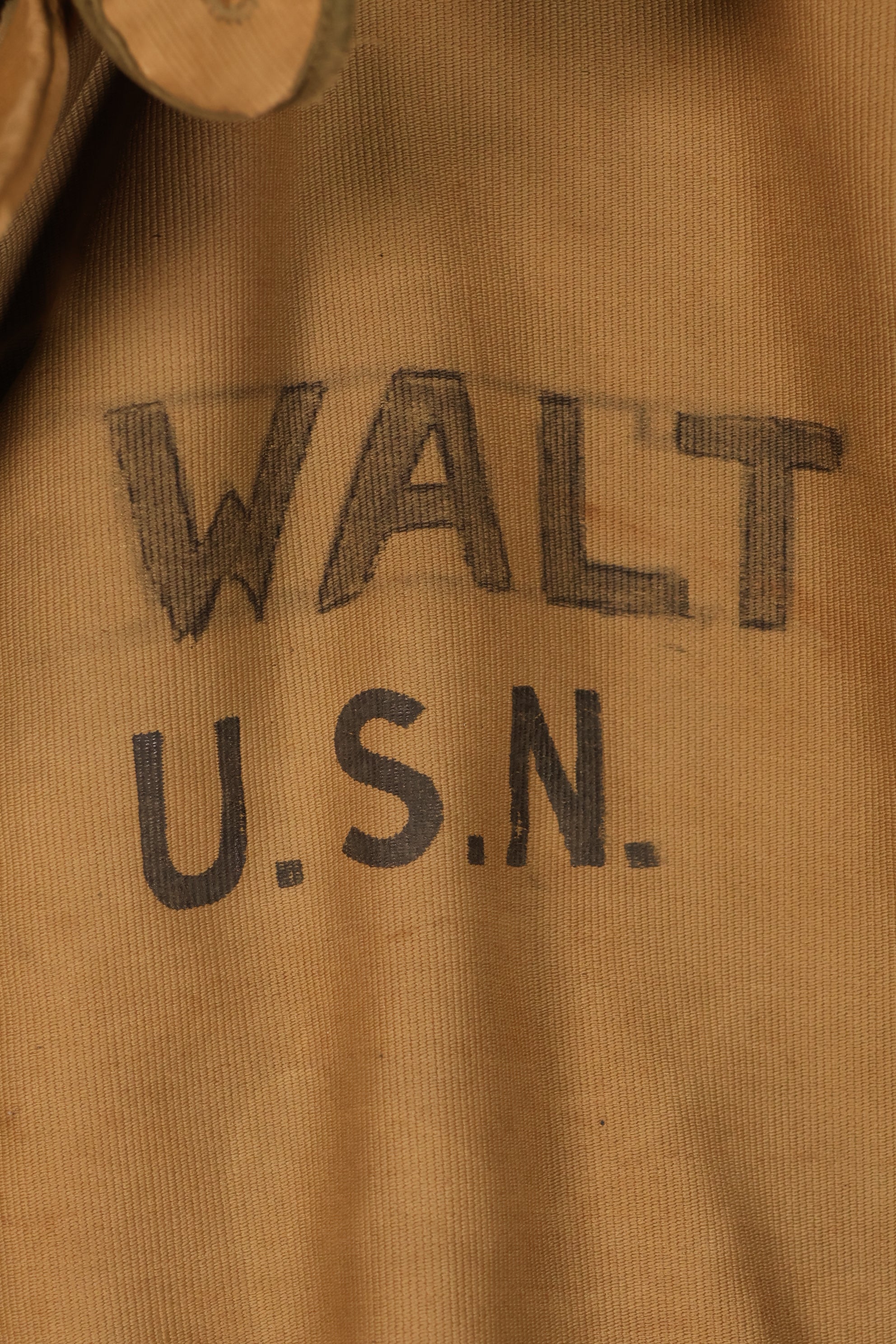 1940s, WWII, U.S. Navy, Deck Jacket, With Patches, Used, Oversized