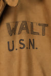 1940s, WWII, U.S. Navy, Deck Jacket, With Patches, Used, Oversized