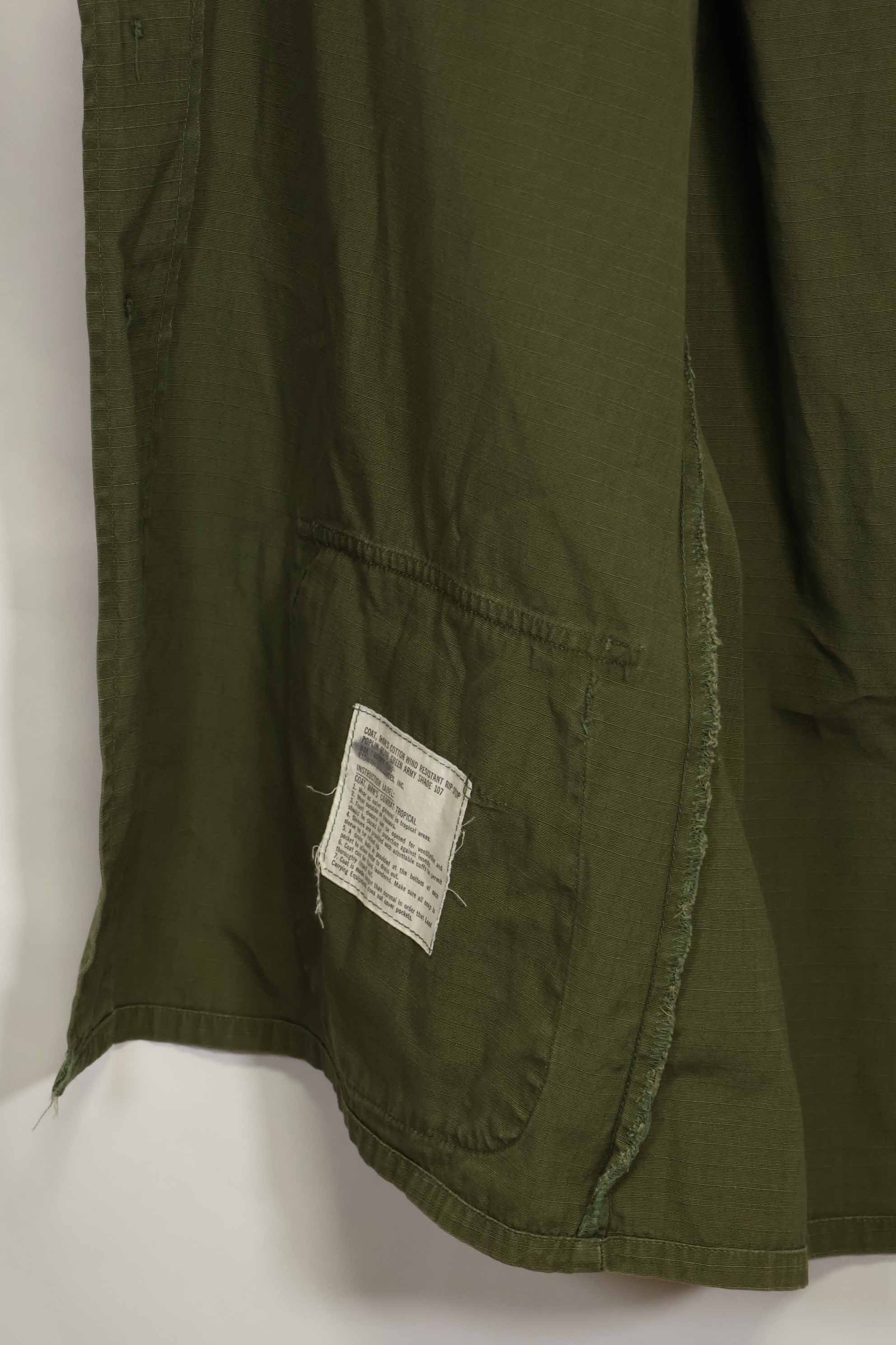 1969 Contract 4th Model Jungle Fatigue Jacket M-L Used, good condition
