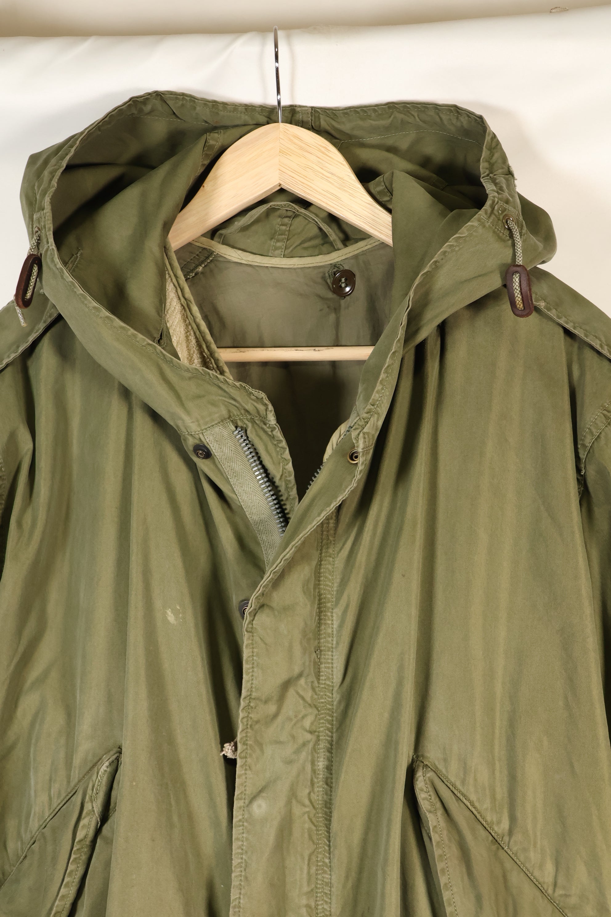Early 1950s, estimated SMALL M51 Field Parka, liner set, mod parka, used.