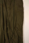 Real 1951 M51 cotton field pants, LARGE-LONG, used, faded.