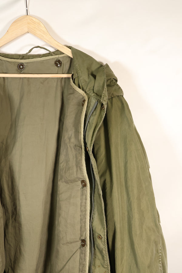 Early 1950s, estimated SMALL M51 Field Parka, liner set, mod parka, used.