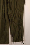 Real 1951 M51 cotton field pants, LARGE-LONG, used, faded.