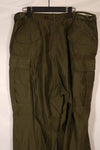 Real 1951 M51 cotton field pants, LARGE-LONG, used, faded.