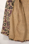 Early 1960s, faded, estimated A-L CIDG, beogum camouflage Asian cut shirt.