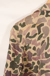 Early 1960s, faded, estimated A-L CIDG, beogum camouflage Asian cut shirt.