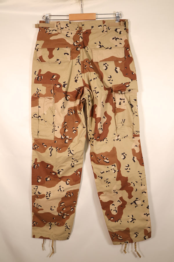 1991年契約　WRANGLER製　S-R　6Cデザート迷彩　チョコチップ迷彩　パンツ　ほぼ未使用品