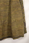 1970s South Vietnamese Marine Corps Tiger Stripe Shirt VNMC Late Ripstop Pattern Used