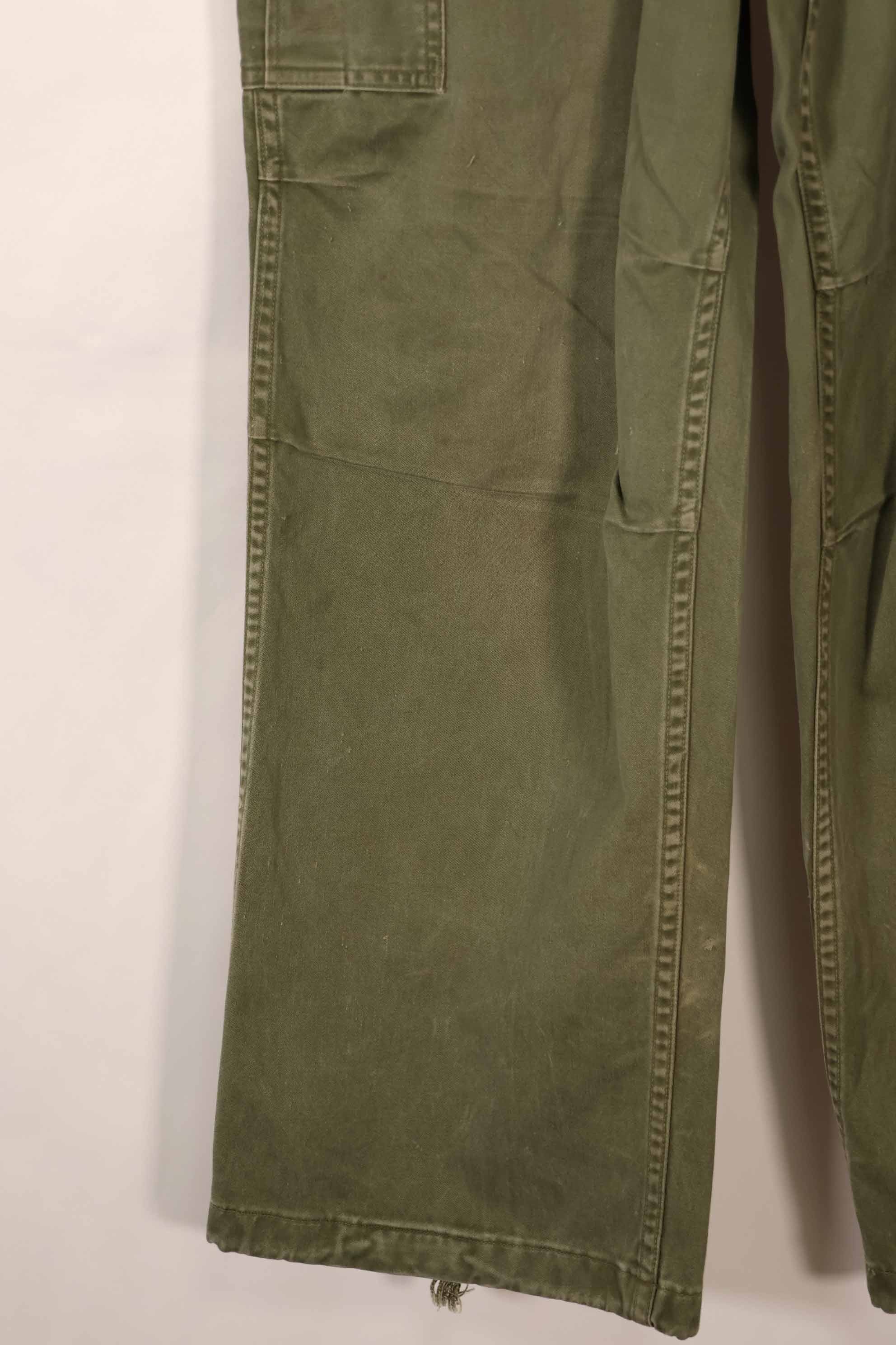 Real 1962 M51 Cotton Field Pants Regular-X-Small, faded, used.