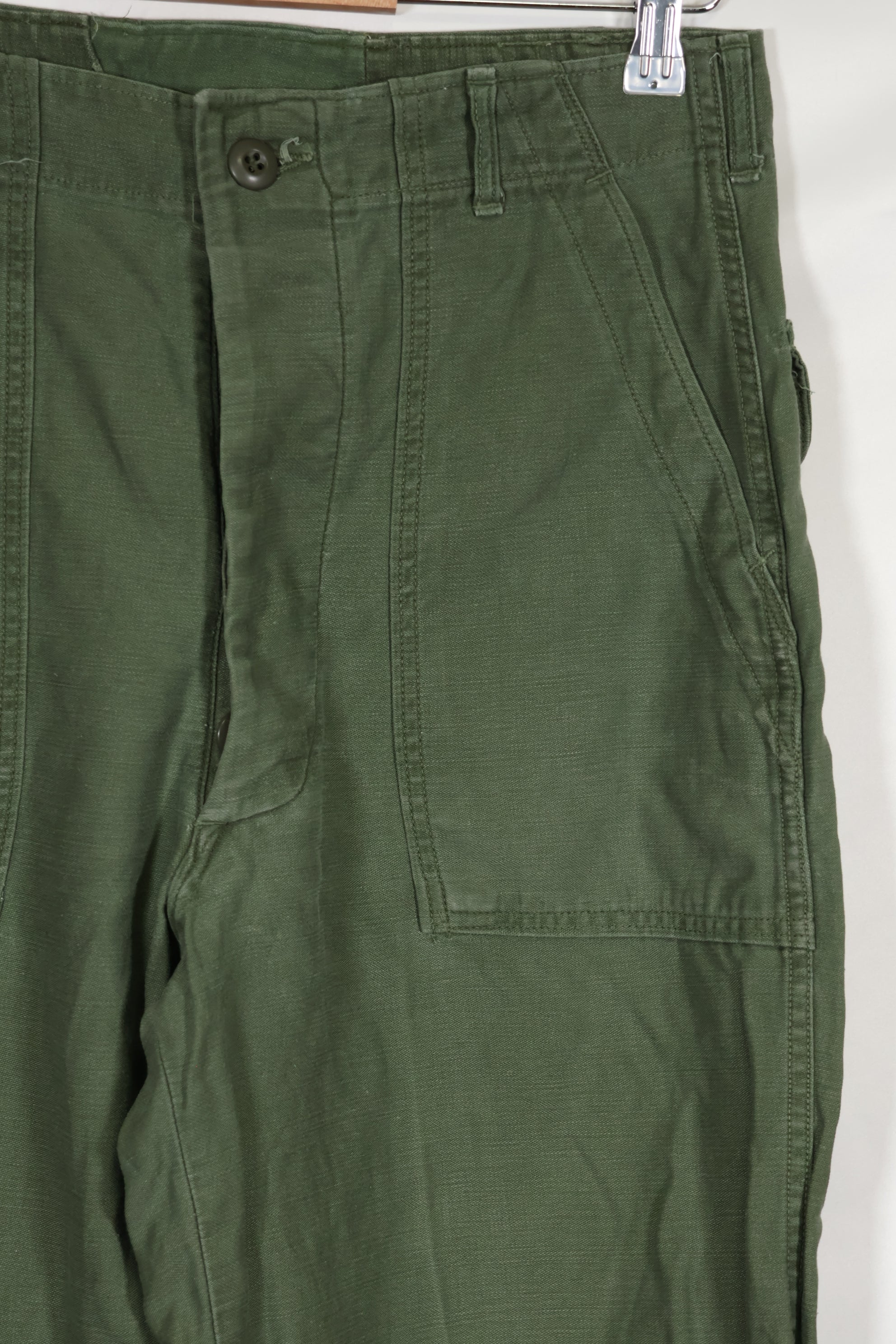 1960's lot OG-107 utility pants, baker pants, no size tag, used.