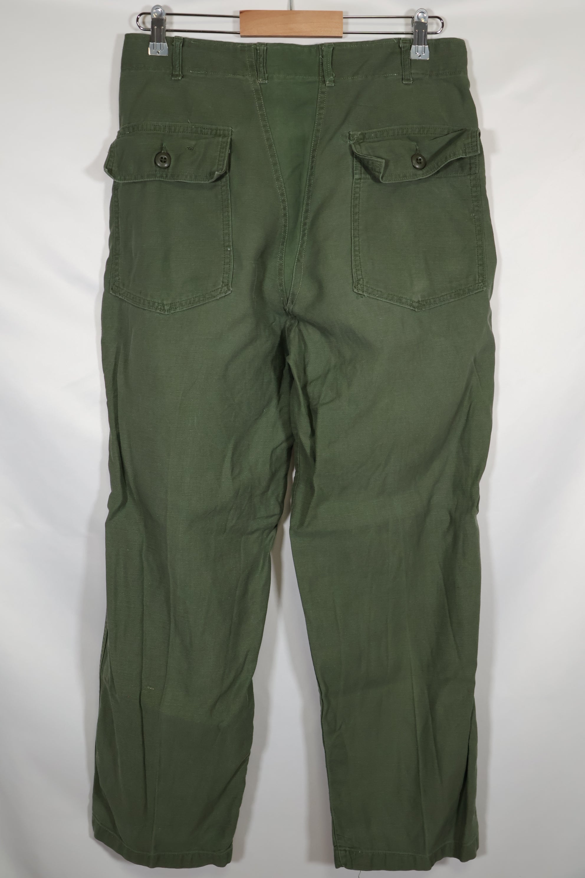 1960's lot OG-107 utility pants, baker pants, no size tag, used.