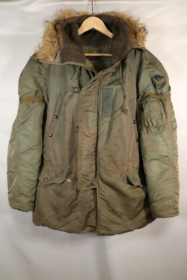 1950 年代美国空军 N-3B 大型机组人员飞行夹克（已使用