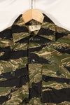 1960s Deadstock A-M Okinawa Tiger Tiger Stripe Shirt Asian Cut