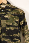 1960s Deadstock A-M Okinawa Tiger Tiger Stripe Shirt Asian Cut