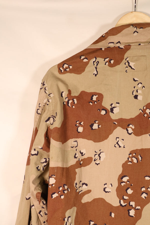 1990 Contract, M-R, DPSC, 6C Desert Camo, Chocolate Chip Camo, Jacket, Used