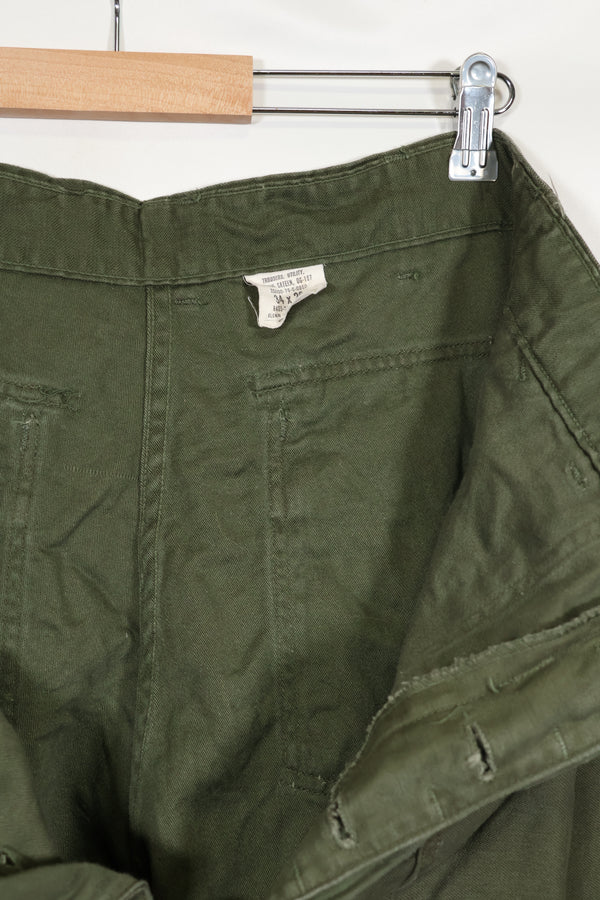 1976 OG-107 utility pants, baker pants, 34X29, used.