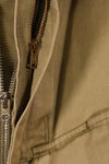1940s estimated 38 M1942 Airborne jump jacket with button corrosion, good condition, used.