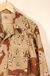 1990 Contract, M-S, 6C Color Desert Pattern, Chocolate Chip Camo Jacket, Late Model, Used