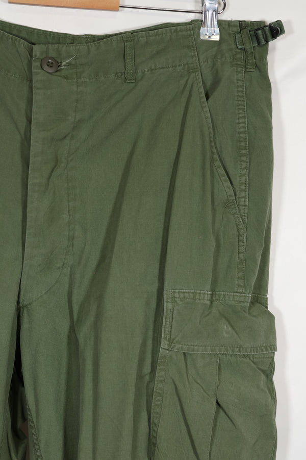 1967 3rd Model Non Ripstop Jungle Fatigue Pants L-R Used