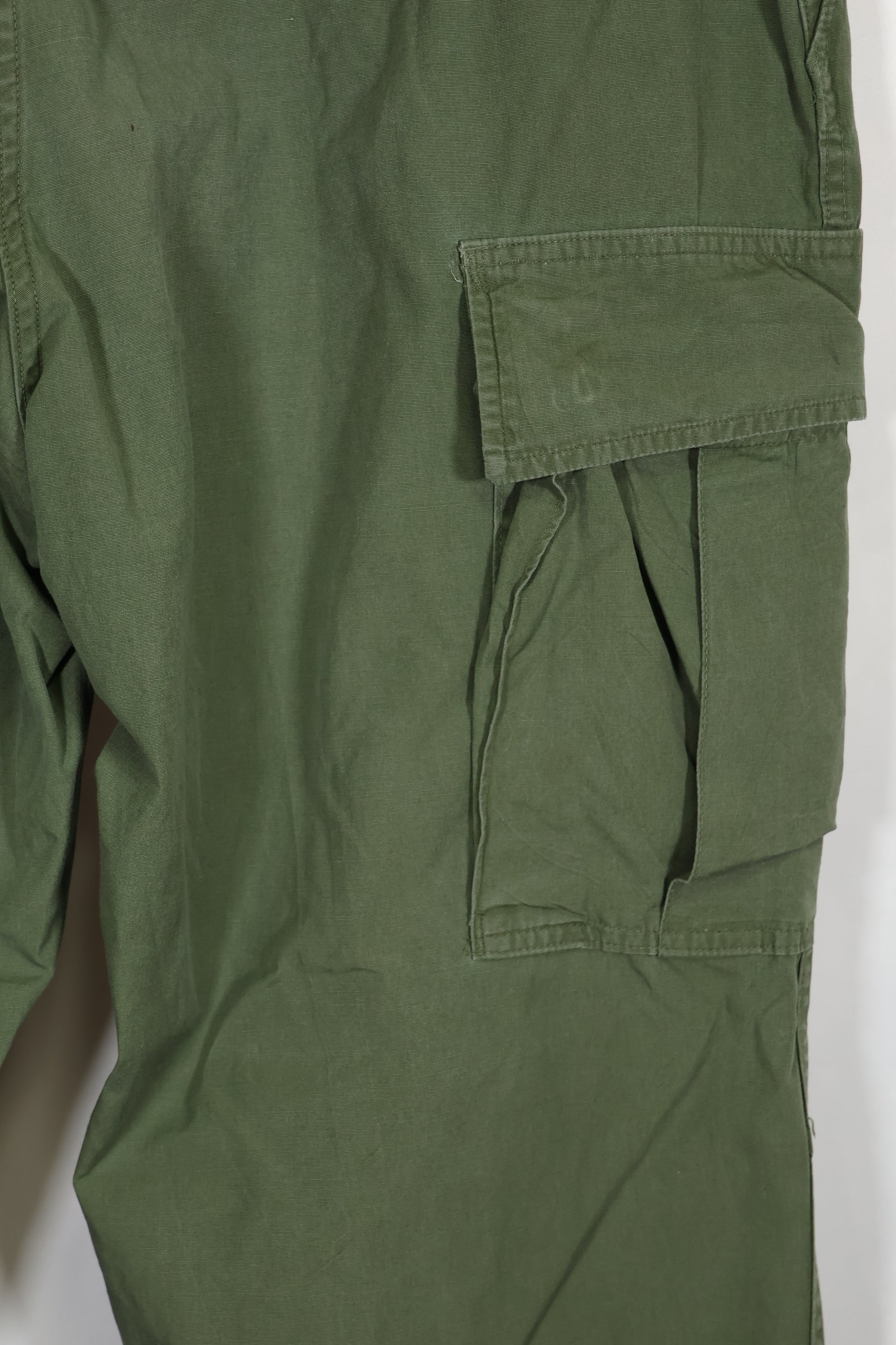 1967 3rd Model Non Ripstop Jungle Fatigue Pants L-R Used