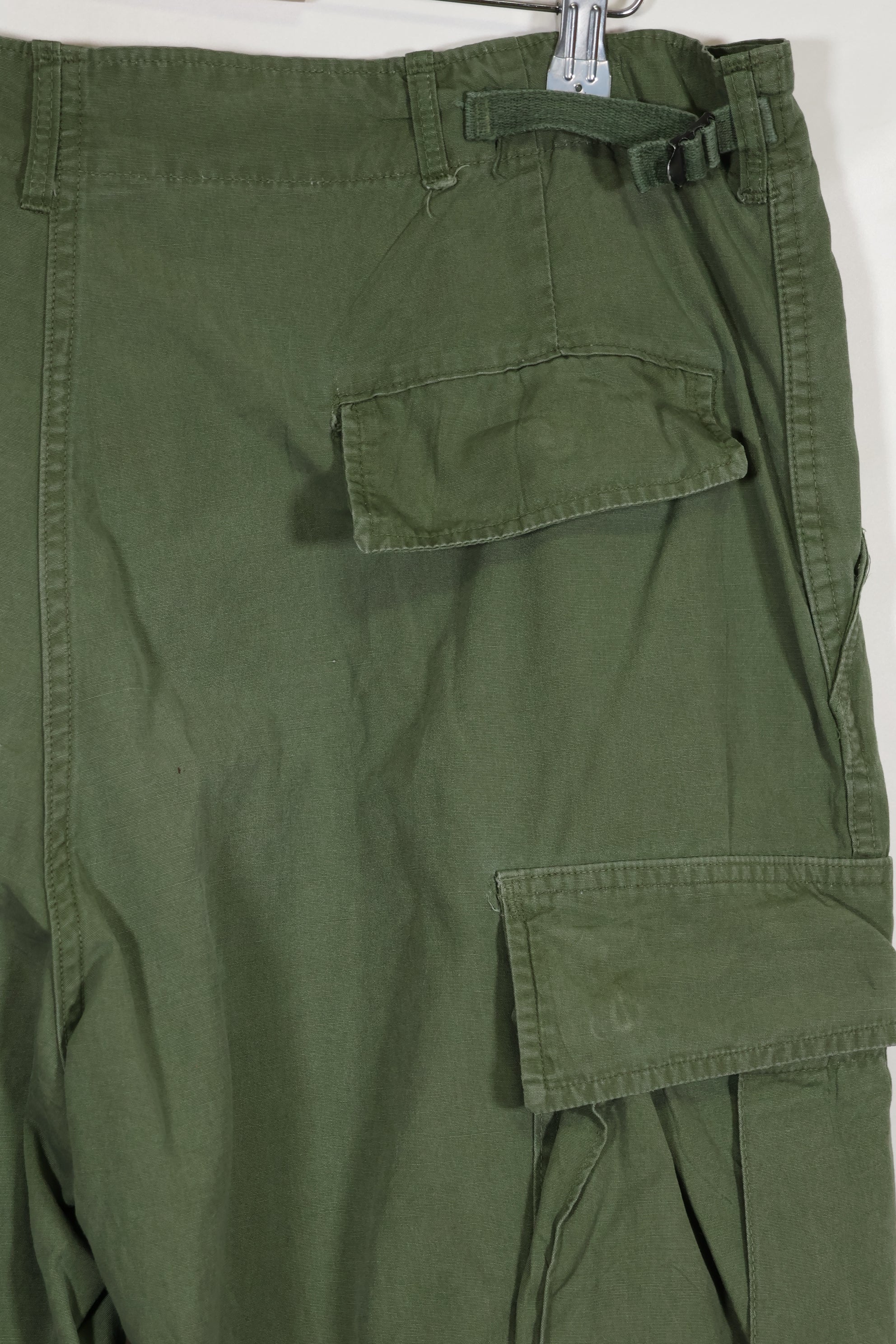 1967 3rd Model Non Ripstop Jungle Fatigue Pants L-R Used